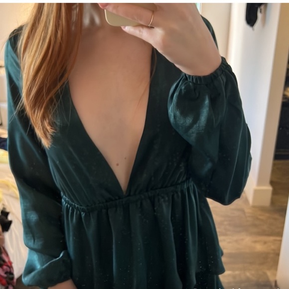 Deep V Revolve Cocktail Dress - Picture 4 of 4